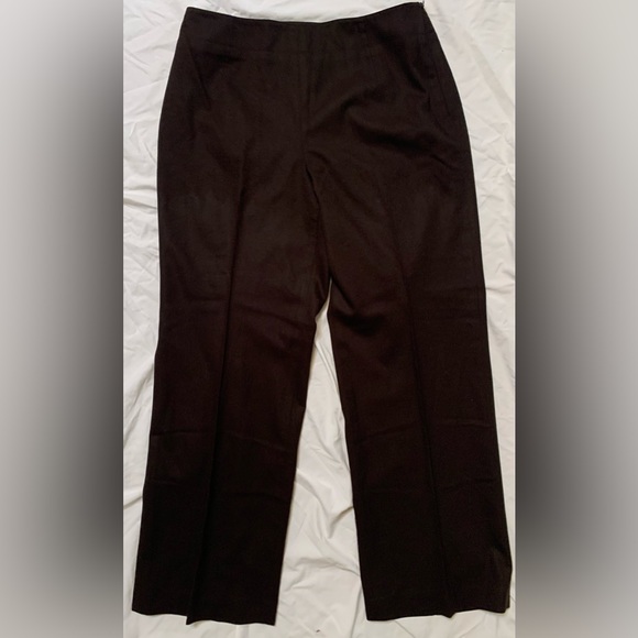 Talbots Brown stretch wool fully lined pants - Picture 3 of 6